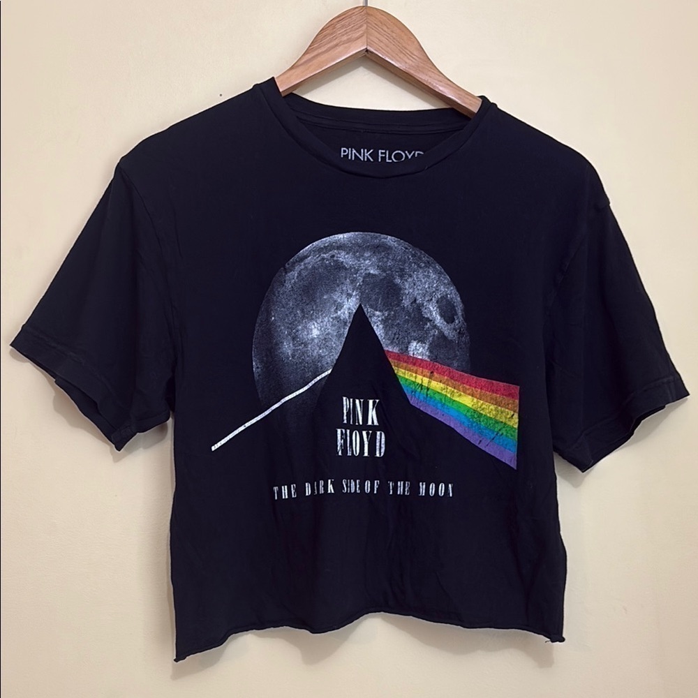 Pink Floyd | Black The Dark Side Of The Moon 100% Cotton Short Sleeve T-Shirt M